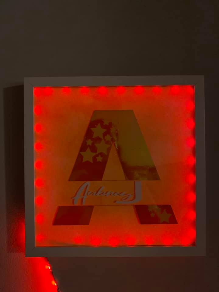 Personalized L.E.D Frame